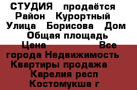 СТУДИЯ - продаётся › Район ­ Курортный › Улица ­ Борисова › Дом ­ 8 › Общая площадь ­ 19 › Цена ­ 1 900 000 - Все города Недвижимость » Квартиры продажа   . Карелия респ.,Костомукша г.